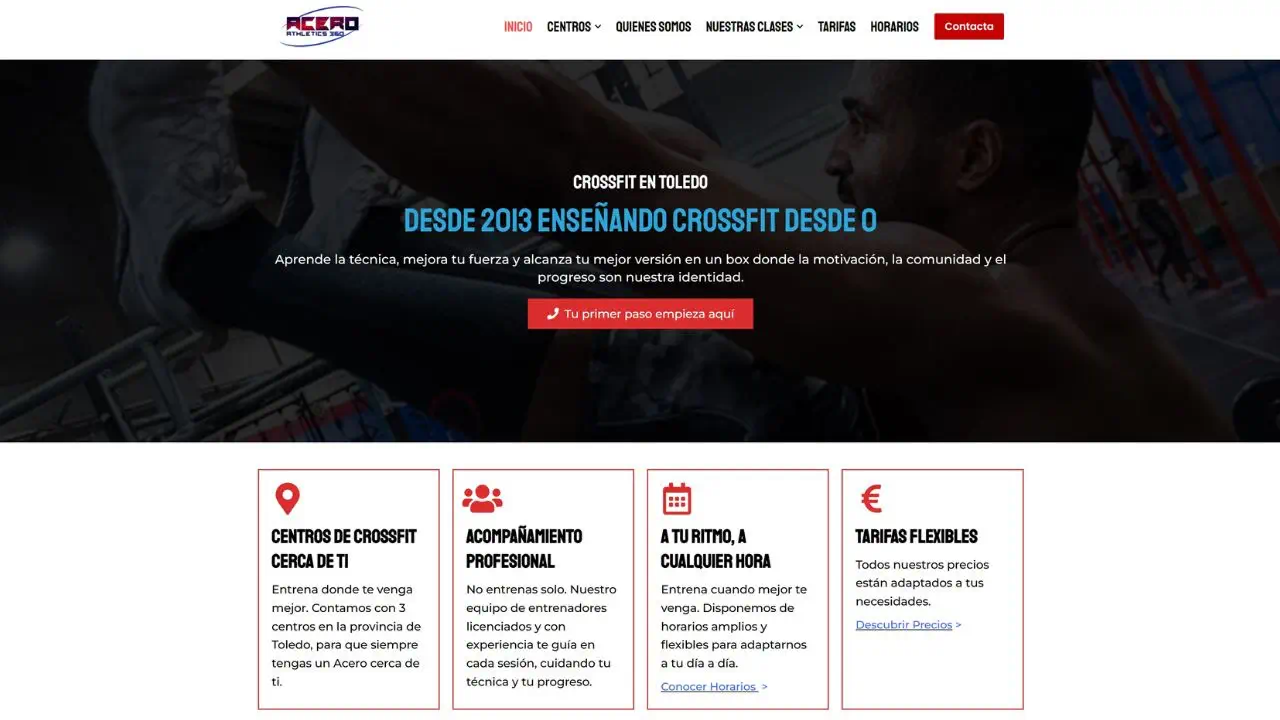 Acero web caso de éxito