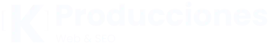K Producciones Diseño Web y SEO logotipo